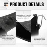 Lower Bagger Discharge Chute Compatible with John Deere 102 105 115 125 135 D100 L100 LA100 X110 LA/D/L/X Series – Replacement Parts for GY20423 Bagger System